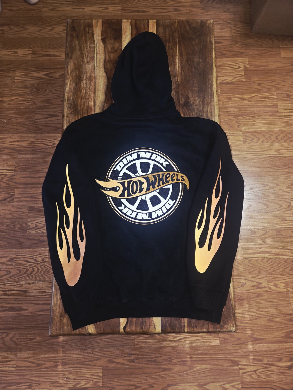 Steve Aoki's Dim Mak/Hot Wheels Collab Black Zip-up Hoodie